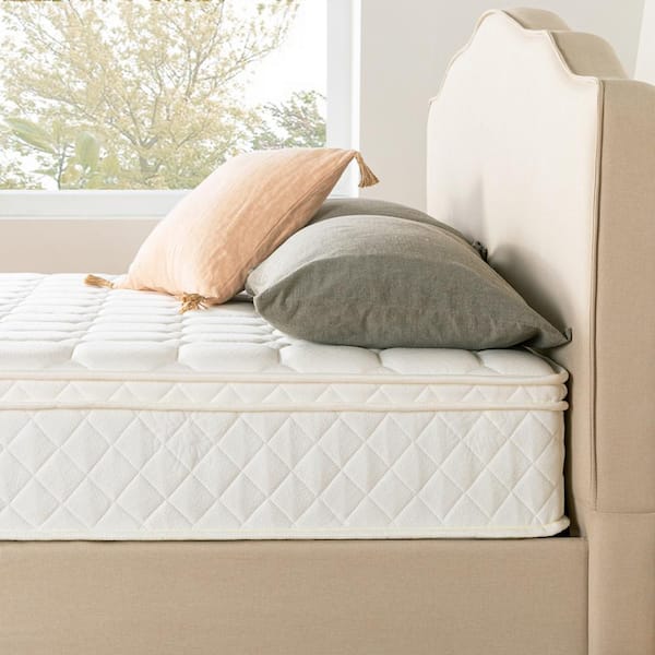 Queen Medium Pocket Spring Euro Top 10 in. Bed-in-a-Box Mattress
