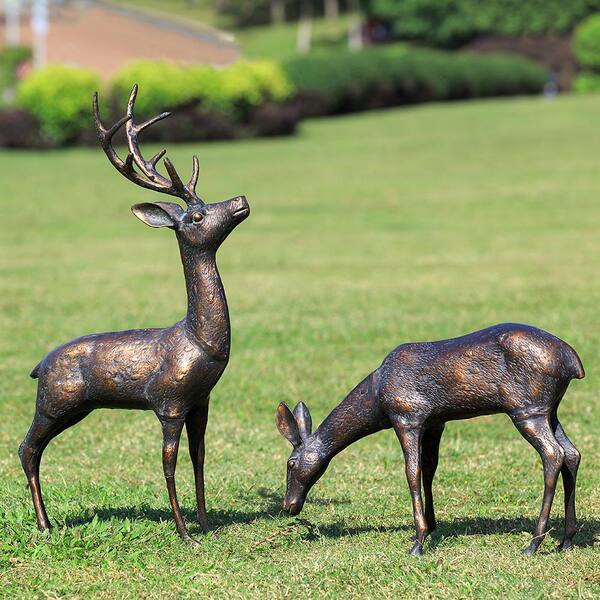 Unbranded - Meadow Wanderers Pair Garden Statue