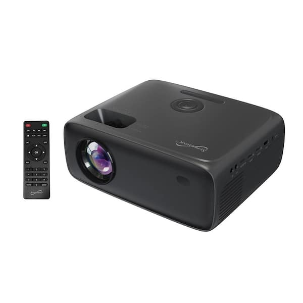 1920 X 1080 300 ANSI Lumen Compact LED Projector with 300 ANSI Lumens, Bluetooh, and Remote