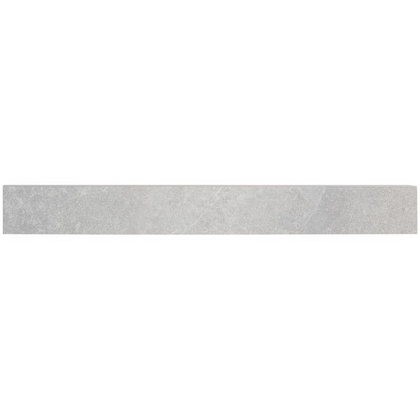 Ivy Hill Tile Copley Grigio 3 in. x 24 in. Matte Porcelain Floor and Wall Bullnose Tile