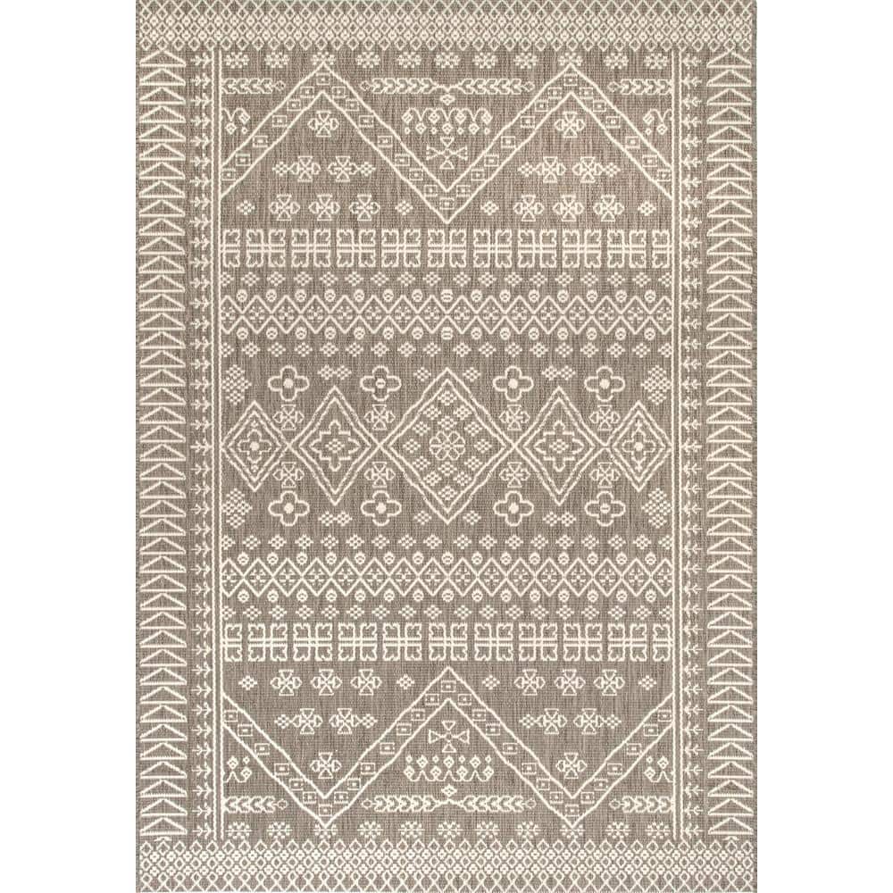 Have a question about nuLOOM Kandace Tribal Diamonds Beige 6 ft. x 9 ft ...