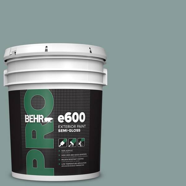 5 gal. #PPU12-04 Agave Semi-Gloss Exterior Paint