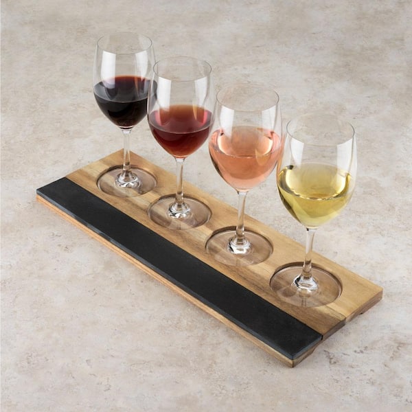 Joyful Haus Flight Board [Set of 4] Wine Flight Set