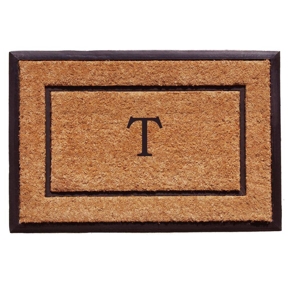 The General 30 in. x 48 in. Monogrammed T Door Mat price history on PriceWatchPro