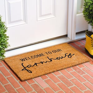 Welcome To Our Farmhouse 30 in. x 48 in. Door Mat