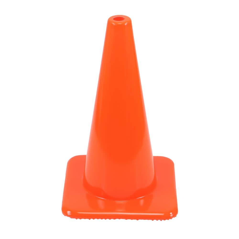 18 in. Orange PVC Flow Molded Cone HDFM18 - The Home Depot