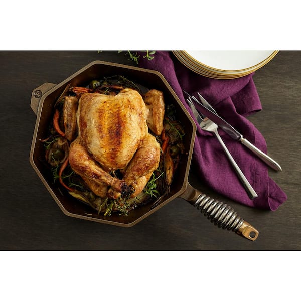Cast Iron Collection 10 in. Cast Iron Skillet in Iron Patina