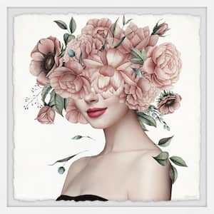 "Blooming Face" by Marmont Hill Framed People Art Print 32 in. x 32 in. .