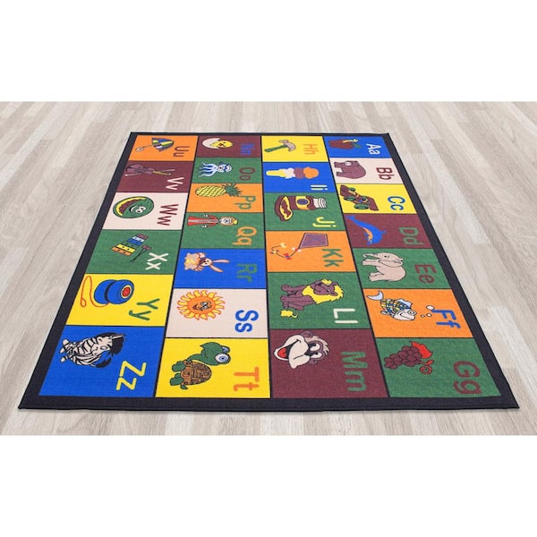 Ottomanson Jenny Collection Educational rug 5'0X6'6 Multicolor