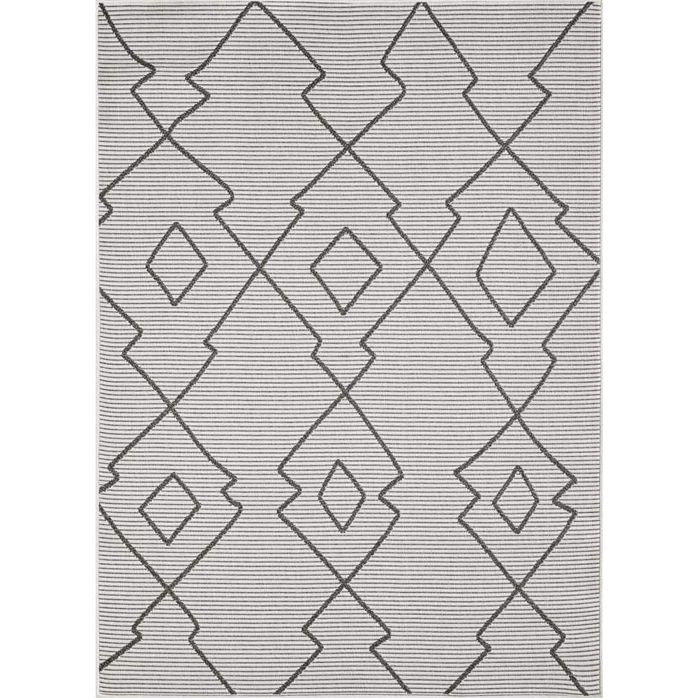 Breyleigh Culton Cream 5 ft. 3 in. x 7 ft. 3 in. Abstract Polypropylene Indoor/Outdoor Area Rug price history on PriceWatchPro