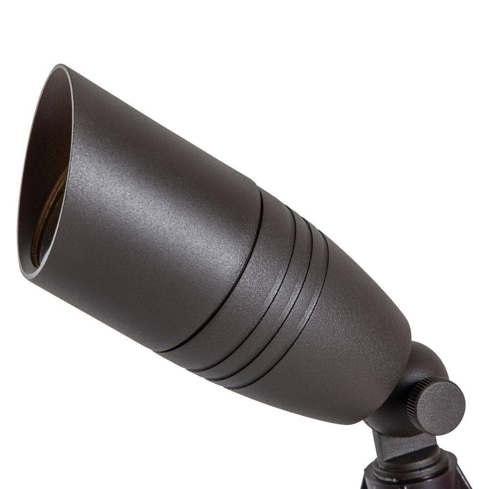 Dark Bronze Low Voltage Outdoor Landscape Spot Light Pack