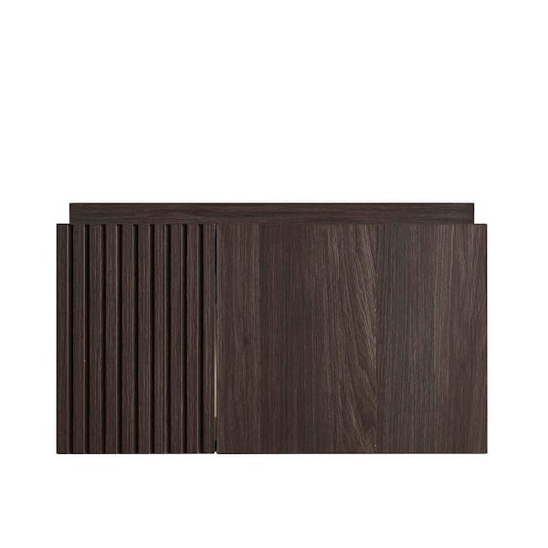 Amy 23.62 in. W Bath Vanity Cabinet without Top in Espresso with Double Doors