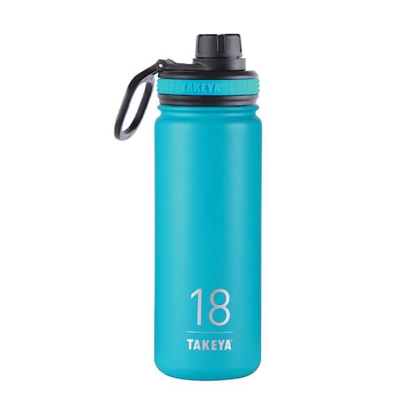 Takeya 18 Oz. Originals Insulated Stainless Steel Bottle with Spout Lid in Ocean