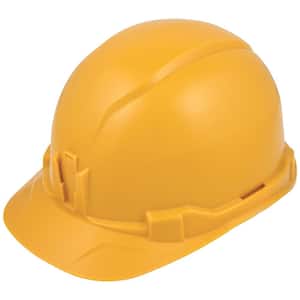 Hard Hat, Non-Vented, Cap Style, Yellow