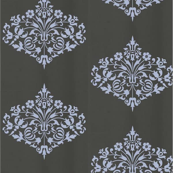 Graham & Brown 56 sq. ft. Fountain Charcoal Wallpaper - DISCONTINUED