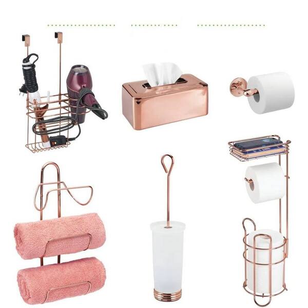 Rose gold bathroom discount towels