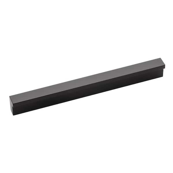 HICKORY HARDWARE Streamline 5-1/16 in. (128 mm) Center-to-Center Flat Onyx Cabinet Pull (10-Pack)