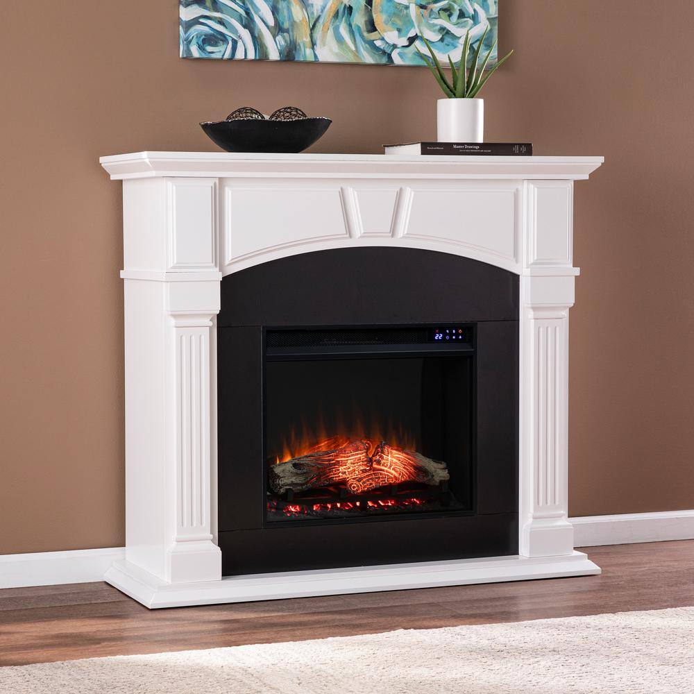 Southern Enterprises Margueritte 23 in. Touch Panel Electric Fireplace ...