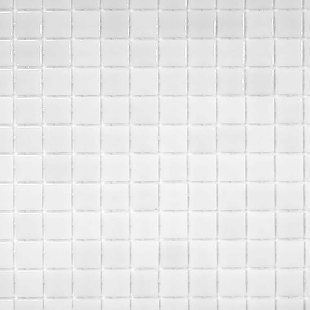 Glass Tile Love Purest White Chips Mosaic Glossy Glass Floor Tile (10.76 sq. ft./Case) price history on PriceWatchPro