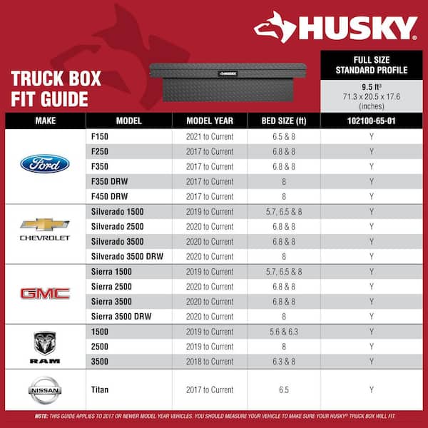 Crossover Truck Tool Box in Aluminum, 71 in. Full-Size, in Graphite