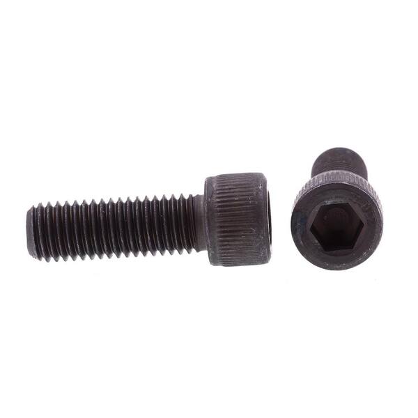 Prime-Line 1/4 In.-28 X 1 In. Black Oxide Coated Steel Hex (Allen...