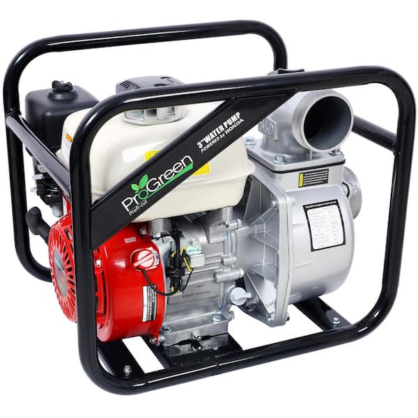 5.5 HP Gas 4-Stroke Water Pump, 264 GPM, 3 in. Inlet/Outlet, Portable and Durable