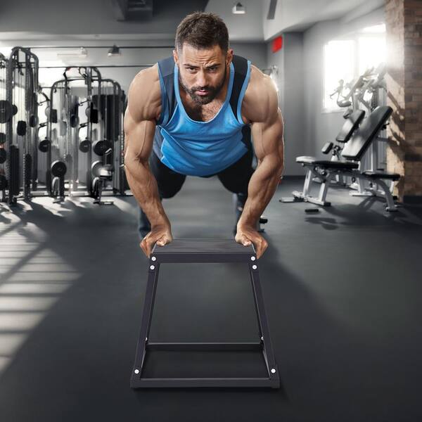 Plyo Jump Box Per Allenamento Fitness - Dimensioni 30x35x40 Cm, Multifunzione Per Salti E Flessioni