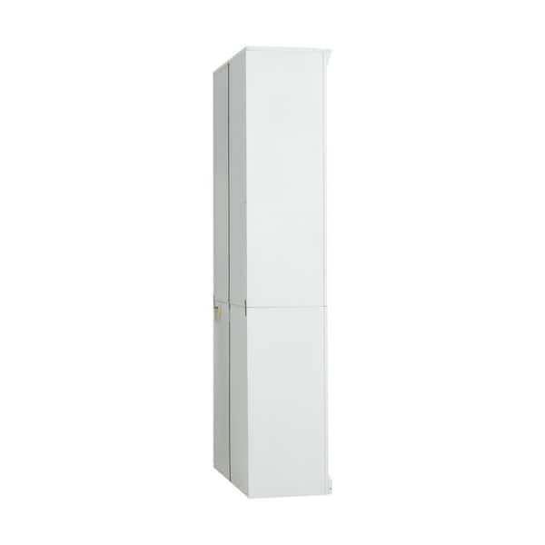 Harper & Bright Designs 83.4 in. Tall White Wood 5-Shelf Bookcase