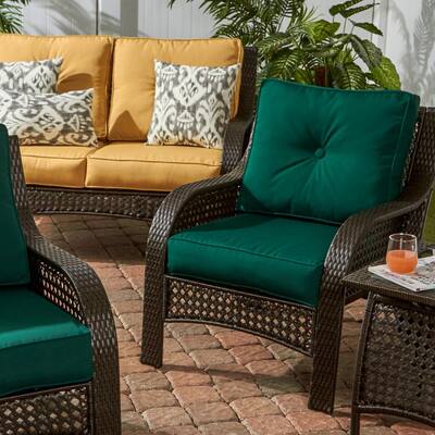 Green - Outdoor Cushions - Patio Furniture - The Home Depot