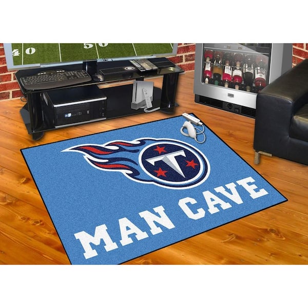 Tennessee Titans Blue Man Cave 3 ft. x 4 ft. Area Rug