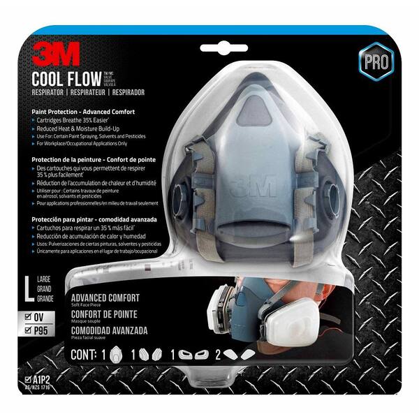 3M Performance Respirator Paint Project Multi Purpose Size Large for sale online 