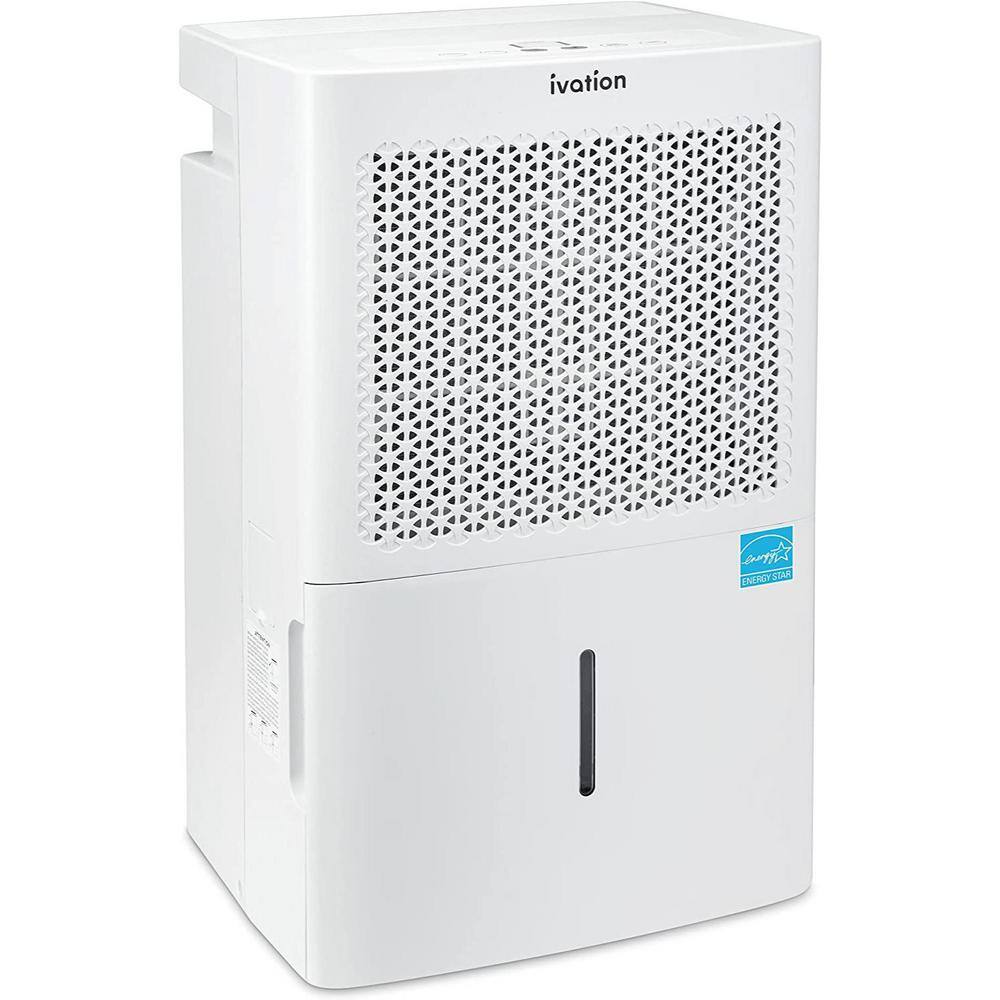 Ivation 50-Pint ENERGY STAR Dehumidifier with Drainage Pump IVAESDH50WP - The Home Depot