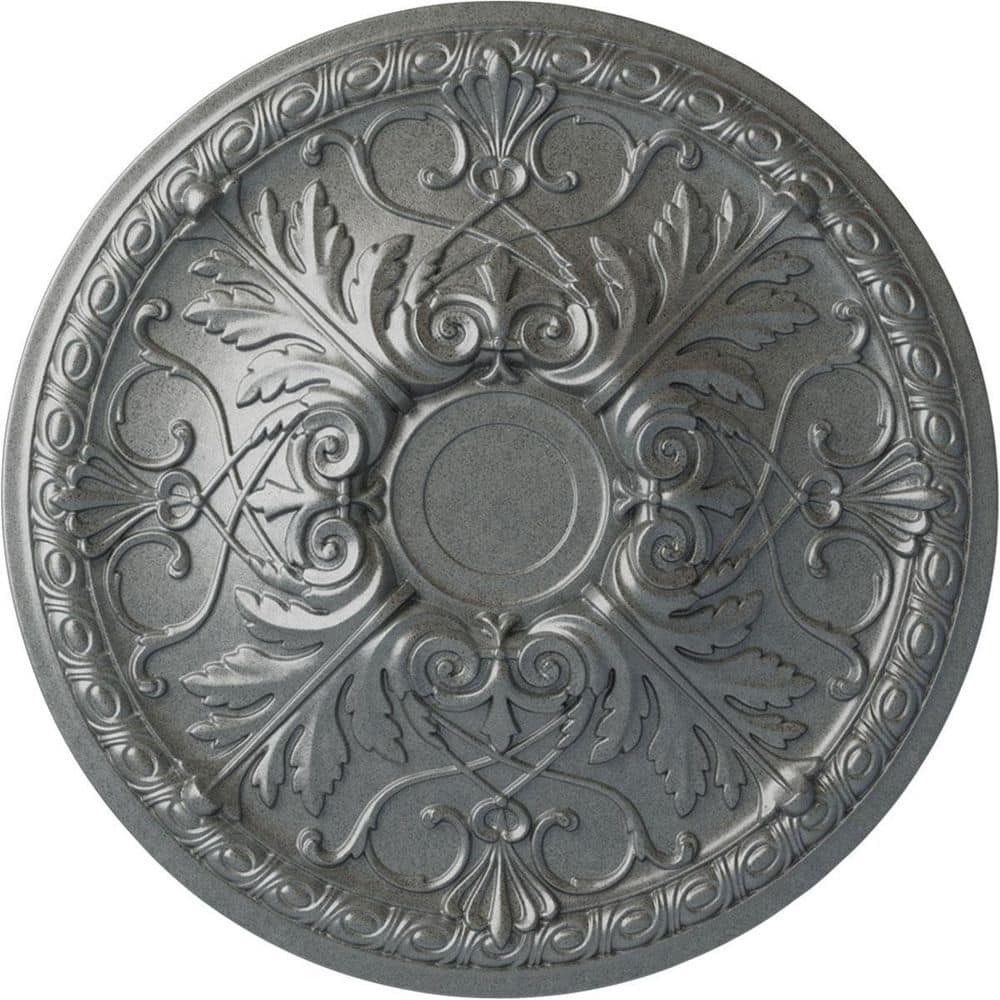 26 in. x 3 in. Tristan Urethane Ceiling Medallion (Fits Canopies up to 5-1/2 in.), Platinum price history on PriceWatchPro