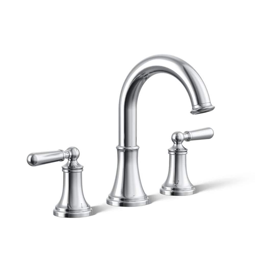 KOHLER Capilano 8 in. Widespread 2-Handle Bathroom Faucet in Polished Chrome