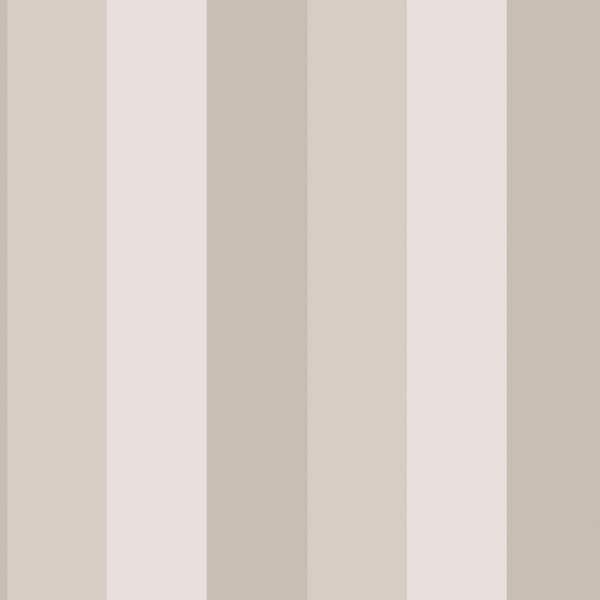Unbranded Secret Garden Beige Vertical Stripe Non-Woven Paper Non-Pasted Wallpaper Roll (Covers 57.75 sq.ft.)