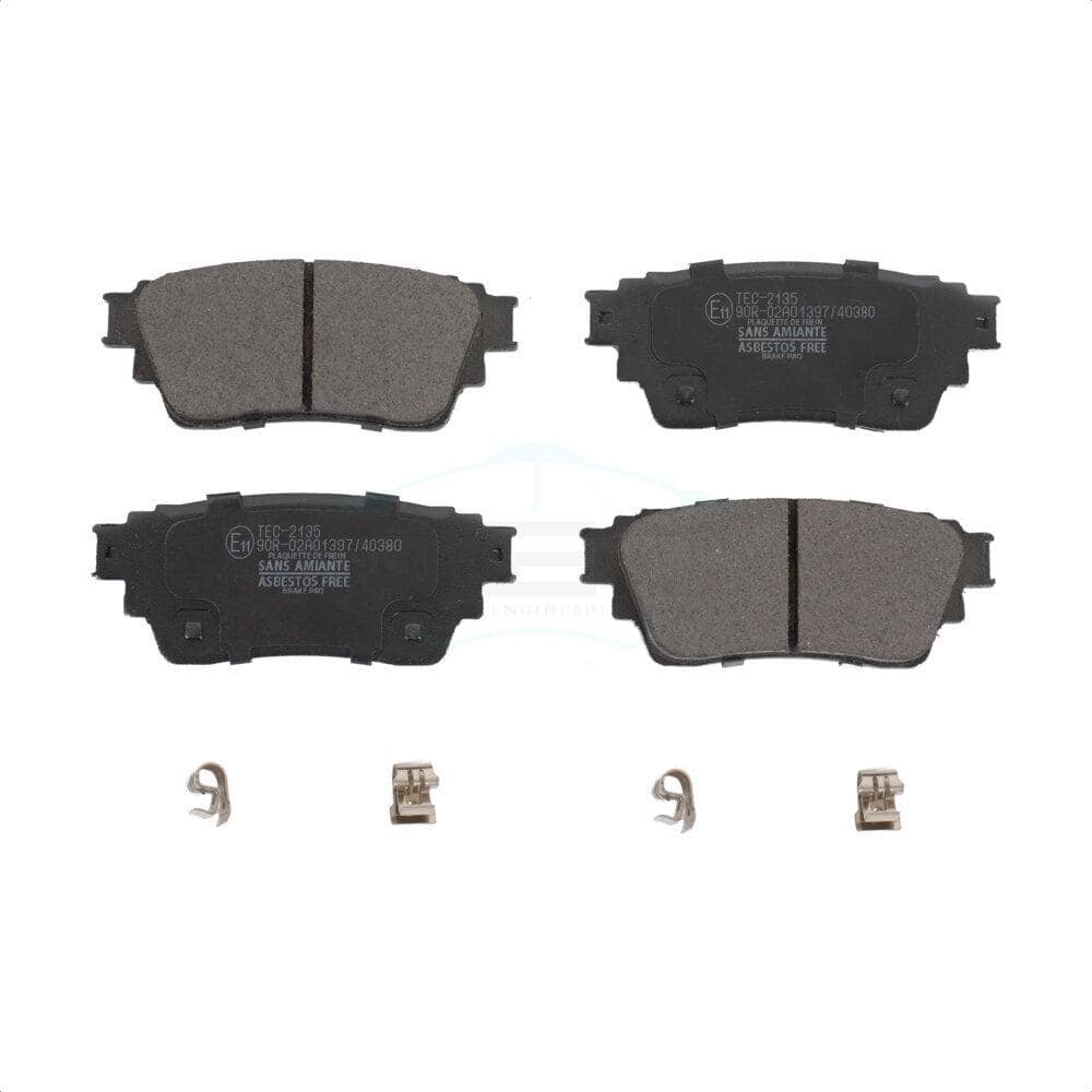 TEC Rear Ceramic Disc Brake Pads For Mitsubishi Outlander Eclipse Cross
