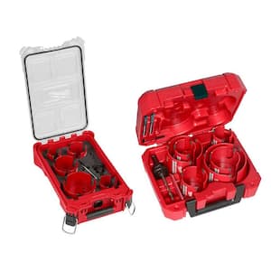BIG HAWG Carbide Hole Saw Kit (19-Piece) with PACKOUT Case