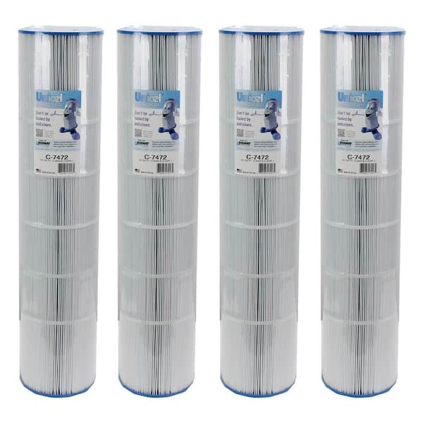 Unicel 7 in. Dia Clean and Clear 520 Cartridge Filters PCC130 FC-1978 (4-Pack)