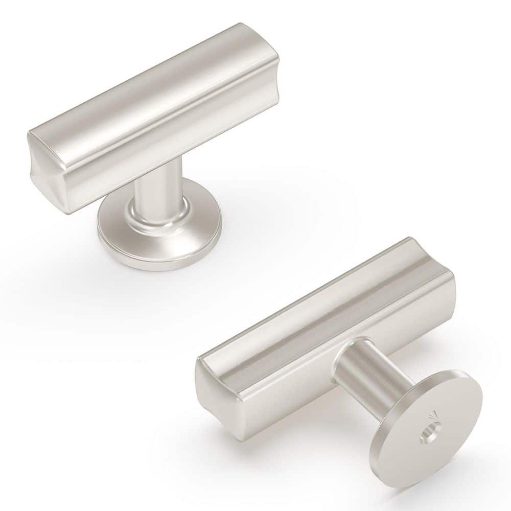 Woodward Collection T-Knob 1-15/16 in. x 15/16 in. Satin Nickel Cabinet Knob price history on PriceWatchPro