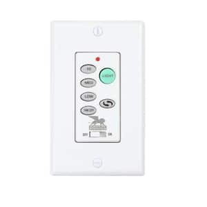 White Wall Control and Receiver for Fan D'Lier