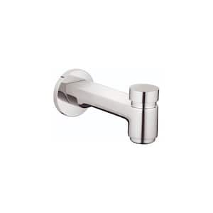 S Tub Spout with Diverter in Chrome