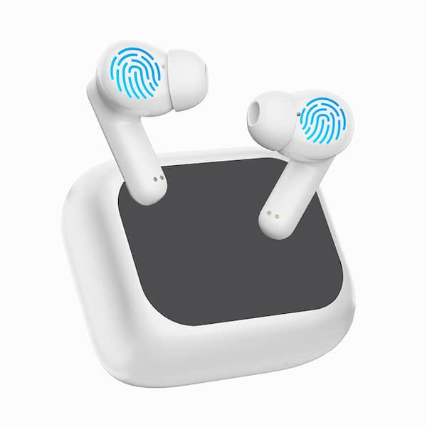 Ahfiwaso 3 in. 1 1-Handset Wireless LCD Ai Translator with 144 Language and Accents in White