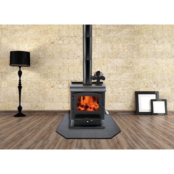 4 Blade Wood Stove Fan, Ceiling Fan To Circulate Wood Stove Heat