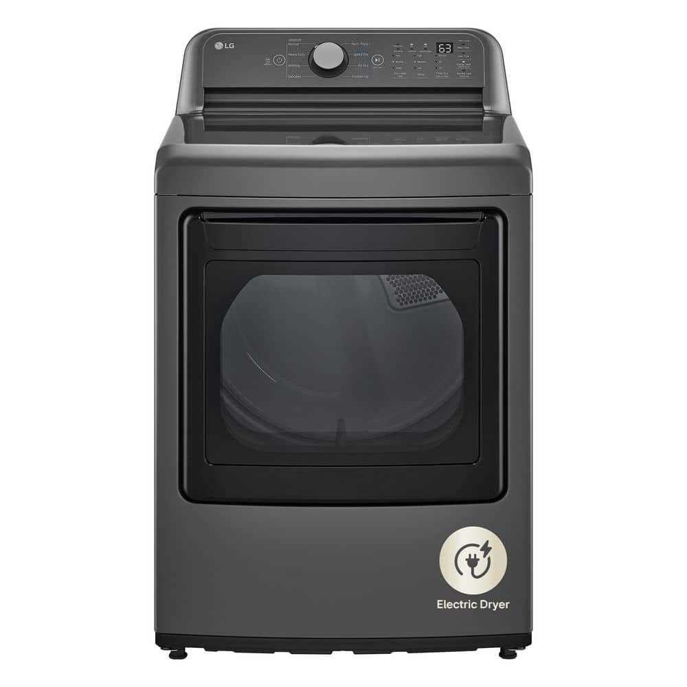 7.3 cu. ft. Vented Electric Dryer in Middle Black with Sensor Dry Technology