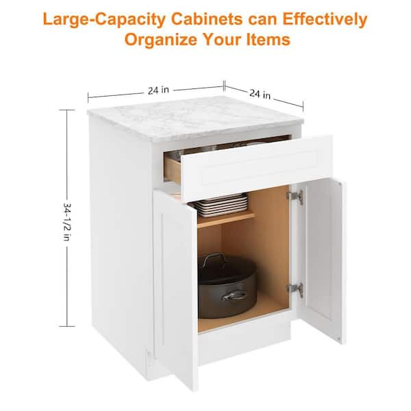 Kitchen Cabinet Organizers (White) - The Better Bundle – The