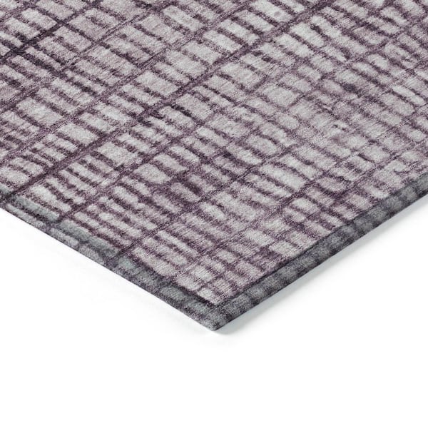 Chantille Machine Washable Indoor/Outdoor Abstract ACN1831 Purple 8 ft. x 10 ft. Accent Rug