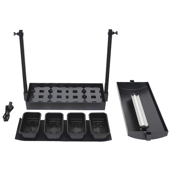 Unbranded T5HO Micro T5 Grow Light Garden for Seed Starting, Black