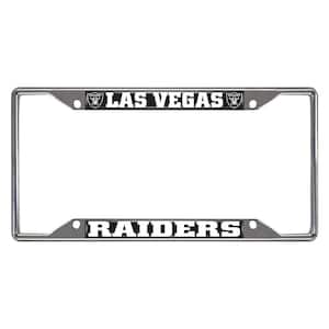 NFL - Las Vegas Raiders Chromed Stainless Steel License Plate Frame