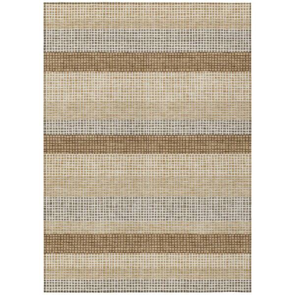 Chantille Machine Washable Indoor/Outdoor Abstract ACN2530 Gold 3 ft. x 4 ft. Area Rug
