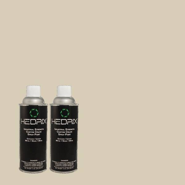 Hedrix 11 oz. Match of MQ6-31 Shoreline Haze Low Lustre Custom Spray Paint (8-Pack)